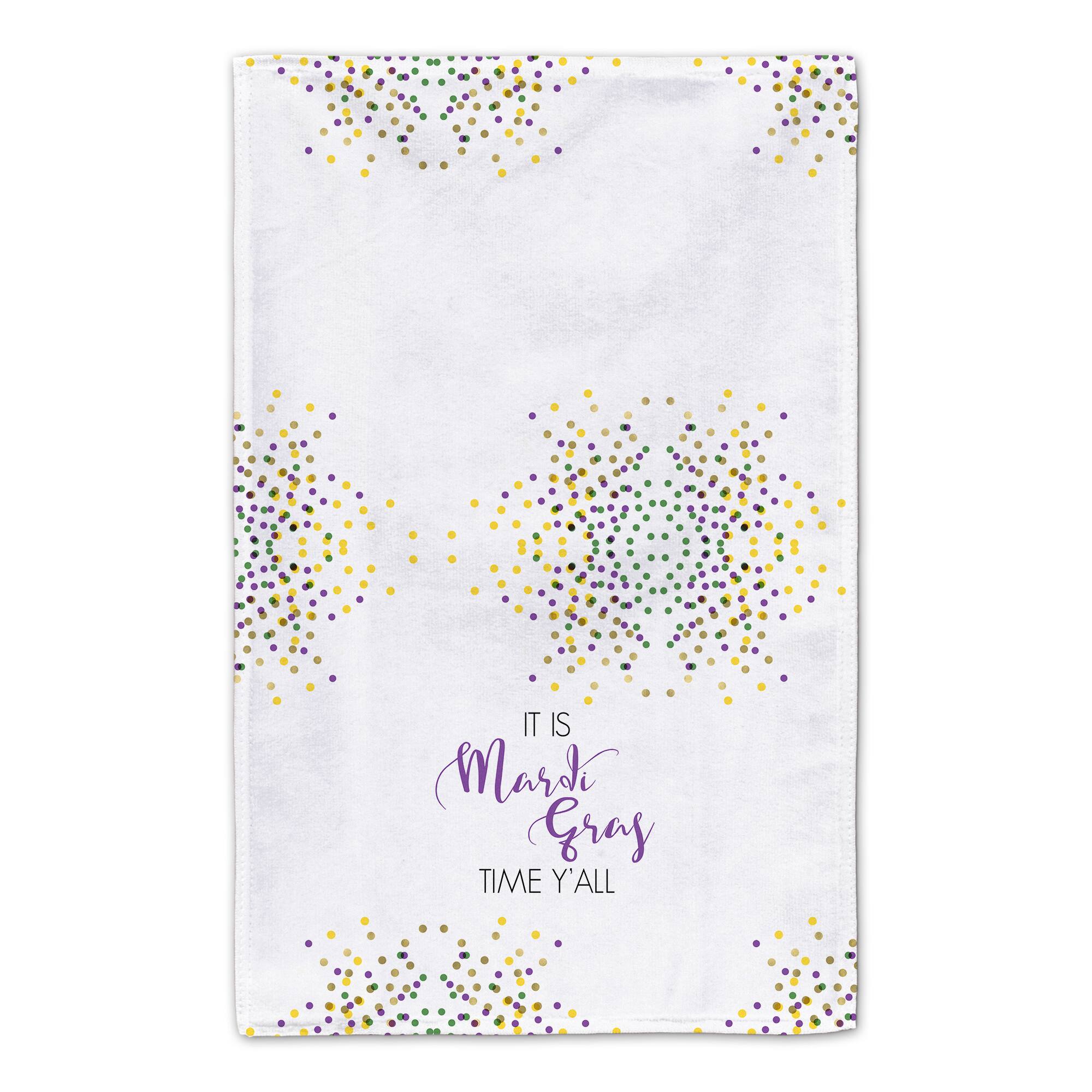 Mardi Gras Time Tea Towel Set